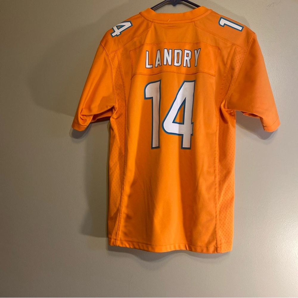 Nike Onfield Jarvis Landry Women’s Sz L NFL Miami Dolphins Rare Orange‎ Jersey